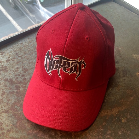 No Fear Other - No Fear Mastercraft Red FlexFit Ball Cap with Bold Embroidery Logo. Size L/XL